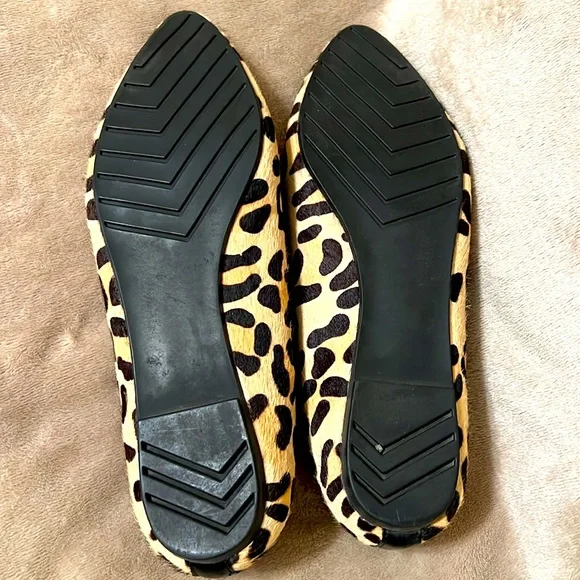 Kelly & Katie Jordi horsehair Leopard print Flats - Picture 6 of 7